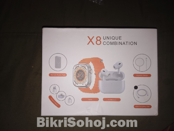 Smart Watch +Airpod+ Charger